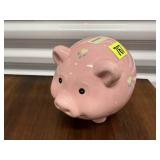Pink piggy bank