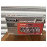 Type Right learning keyboard