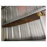 Vintage crosscut handsaw