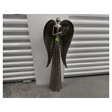 Metal angel statue