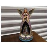 Jim Shore Story of Easter music box angel