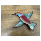Metal hummingbird wall decor