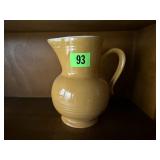 French pottery pitcher