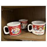 Campbells soup mugs (3)