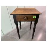 Antique handmade side table