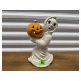 Ceramic ghost Halloween statue