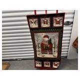 Snowman quilted wall hanging