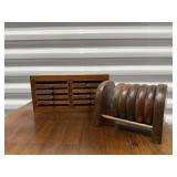 Wooden coaster sets (2)