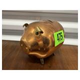 Copper piggy bank