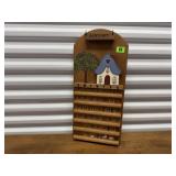 Hand crafted wooden wall calendar