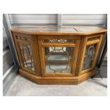 Curio console table