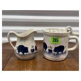 Microwave bacon cooker, pitcher