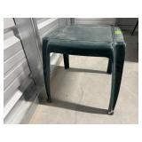 Plastic patio table