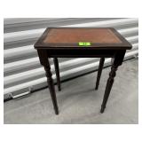 Vintage inlay side table