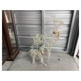 Lighted deer yard decorations (2)