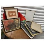 Assorted picture frames