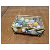 Trinket box of marbles