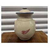 Red Wing pottery cookie jar