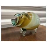 Blown glass pig