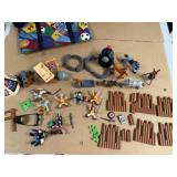 Tote bag, wild west toys