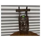 Decorative snowman sled