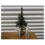 Holiday tree, snowmen (2)