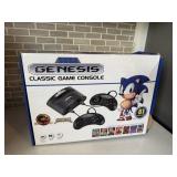 Genesis classic game console, controllers
