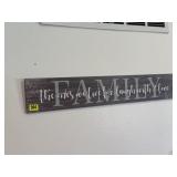 Family sign