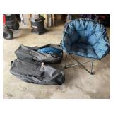 Portable camping chairs (2)