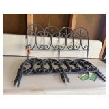 Plastic garden fencing