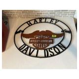 Harley Davidson metal sign