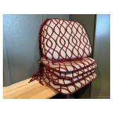 Chair cushions (6), some ties need