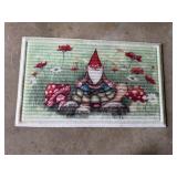 Garden gnome outdoor rug