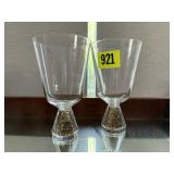 Jeweled cocktail glasses (2)