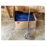 Tarp, paint stirrer