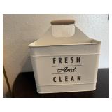 Fresh & Clean metal tote