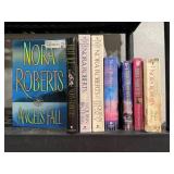 Nora Roberts books, paperback & hardback mixed
