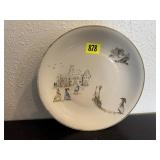 Antique decorative plate