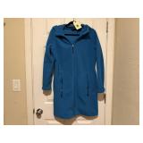 Crane fleece hooded dustersize large 44/46