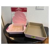 Paris Hilton, silicone baking pans, lace paper