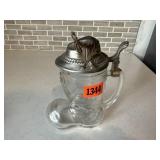 German boot beer stein