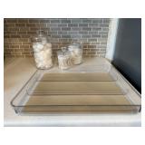 Vanity organizers, jars, tray organizer