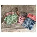 Tie dyed shirts (6), tote bag included
