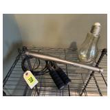 Jump rope, flashlight, lightbulb lantern