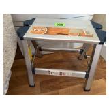 Metal folding step stool