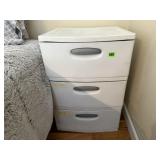 Storage cabinet of craft supplies, contents