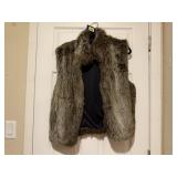 Faux fur vest