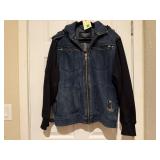 Harley Davidson hooded denim jacketsize XL