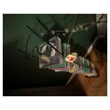 Music CD tower, contents included