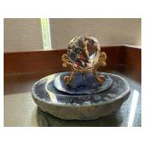 Geode slicers, crystal German souvenir